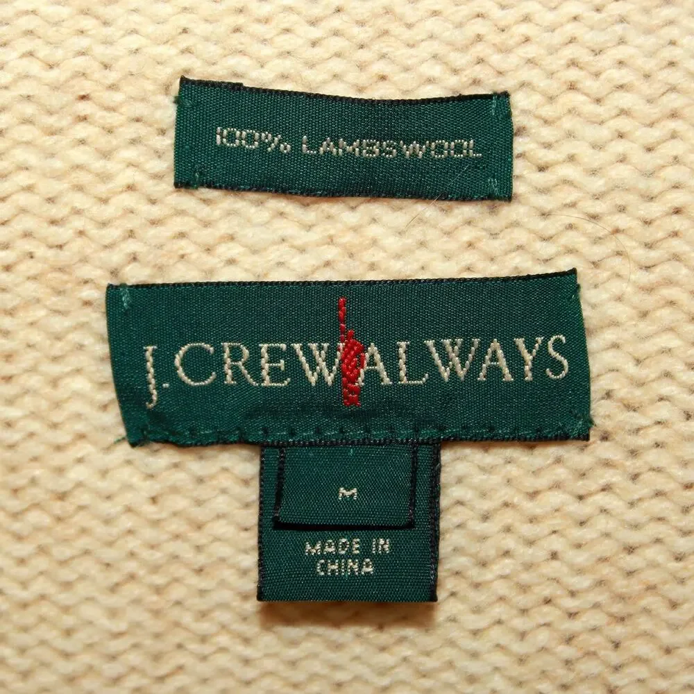 J.Crew Always Sweater Pullover Lambswool Blend Cozy Minimalist Turtleneck Medium